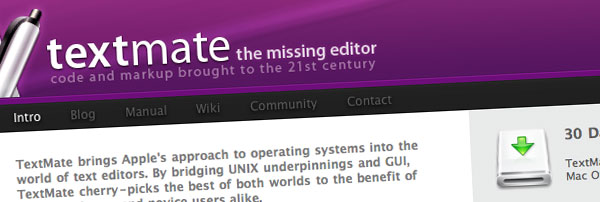 textmate power editing for the mac
